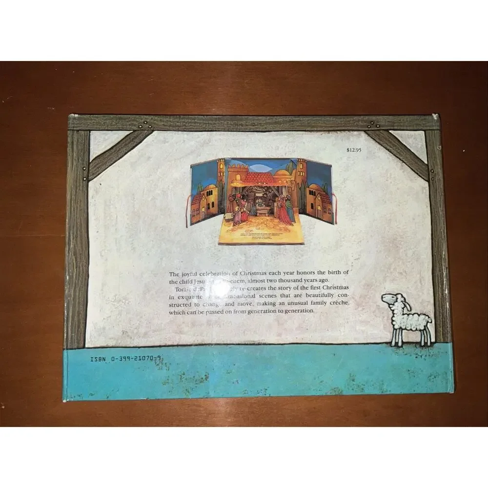 The First Christmas by Tomie de Paola 1984 Festive Pop-up Book. G. P. Putnam 3D